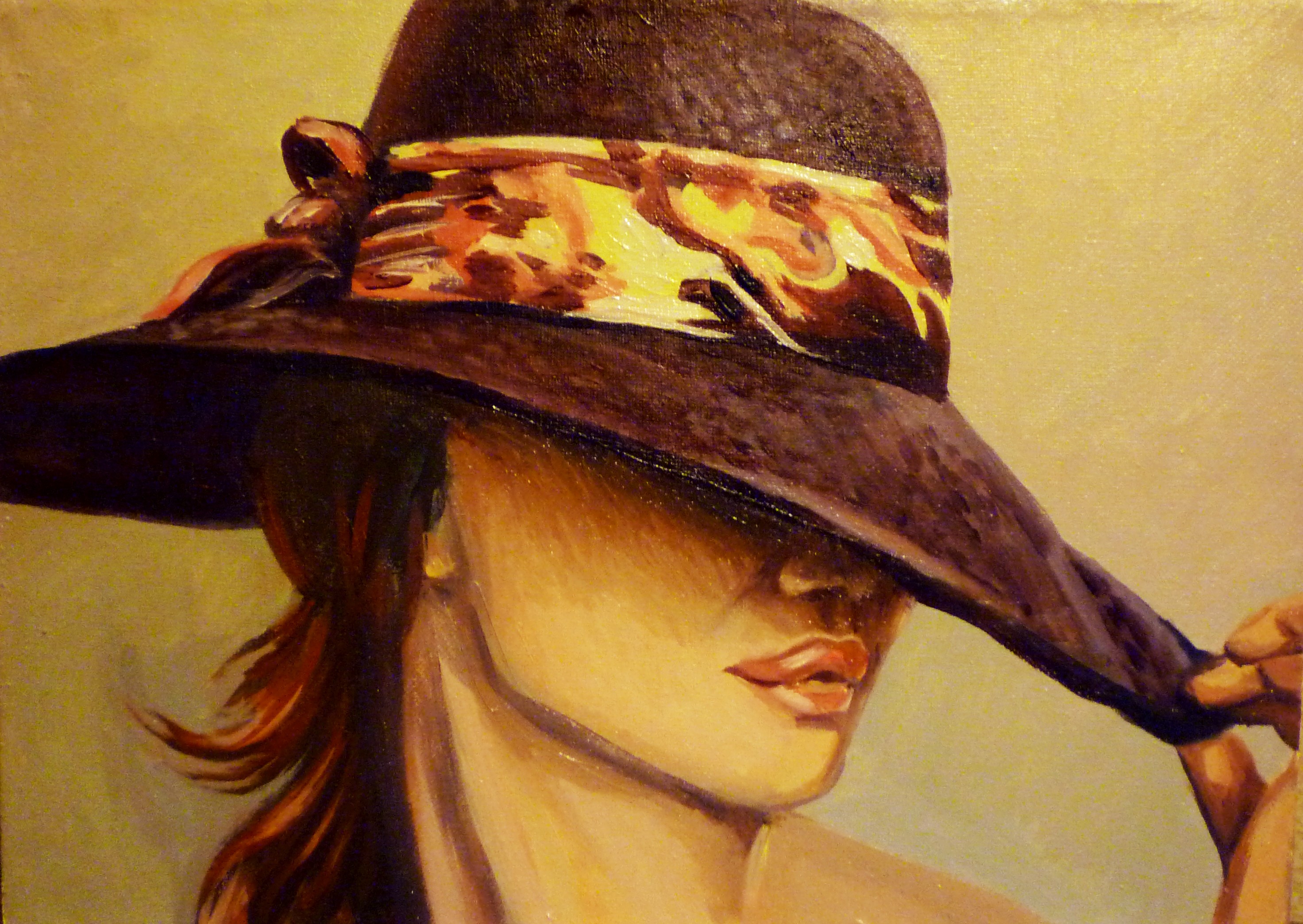 Нагец в шляпе. Шляпа Шапо Бержер. Картина девушка в шляпе. Портрет женщины в шляпе. Шляпки в живописи.